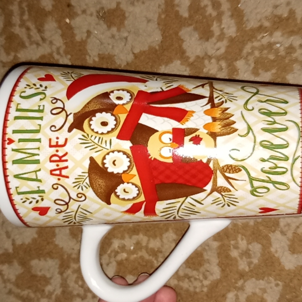 Families Are Forever tall mug for coffee, hot chocolate or other beverage. 20oz.